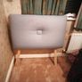 Single mattress + divan base + grey fabric Image 4