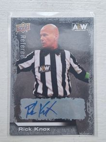 AEW 2022 Rick Knox Autograph Upper Deck Auto
