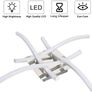 LED Ceiling Light, Elegant Curved Design Ceiling Lights, 4 Built-in LED Boards, 28W Cool White Light 6000K,Modern Ceiling Fixture for Living Rooms, Bedroom, Kitchen Hallway and Bedroom,2000 Lumens (FREE POSTAGE) Image 6