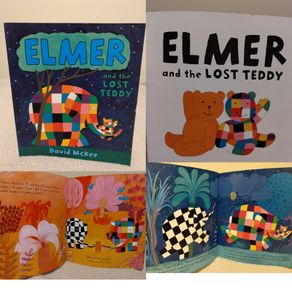 Elmer and the Lost Teddy storybook by David McKee