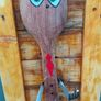 Rustic "fork u" wood art wall sign Image 3