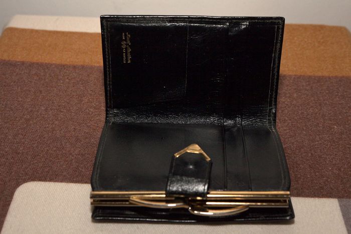 Black Leather Purse