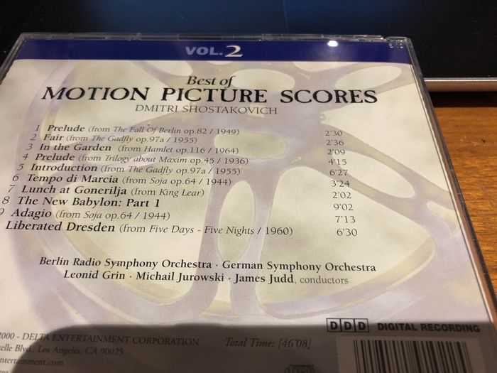 Dimitri Shostakovich- Best of Motion Picture Scores