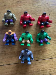 Lego compatible bundle of hulk maxi figures