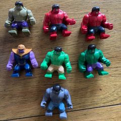 Lego compatible bundle of hulk maxi figures