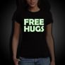 Free Hugs Glow In The Dark T-shirt tee top shirt Image 2