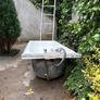 Cast Iron Bath with Taps  Good Condition Image 5