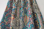 Boho Multicolor  Strapless Short Dress Small size