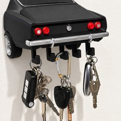 Classic Car Wall-Mounted Key Holder with Storage