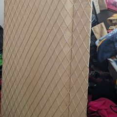 Headboard fab gold double unholstered headboard