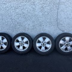 4 Mini Cooper Alloys and Wheels 2021. Great condition