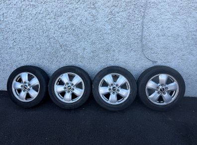 4 Mini Cooper Alloys and Wheels 2021. Great condition