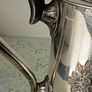 Antique Victorian James Dixon & Sons Silver Pleated Teapot. Image 7