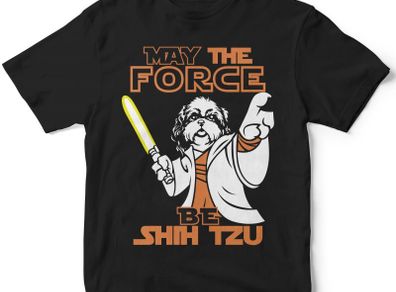Shih tzu dog starwars t-shirt