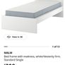 IKEA Malm white single bed Image 8