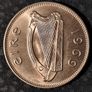 Ireland 1969 Six 6d pence coin. Image 4