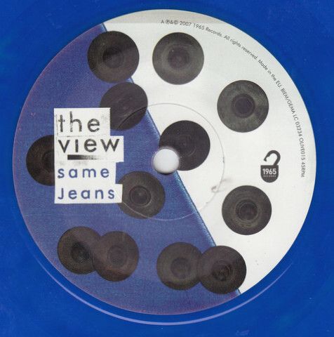 The View Same Jeans Blue Vinyl Alternative Rock 7 Inch Single
