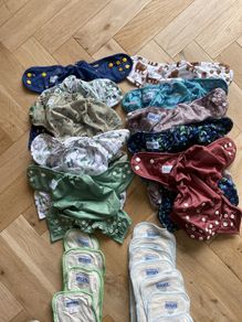 Reusable cloth nappy bundle