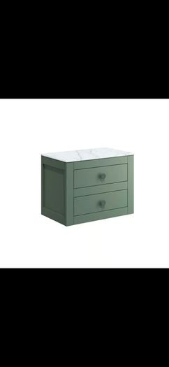 Crosswater canvass wall hung 600 units and worktop 70% SALE multiple colours