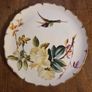 Beautiful Antique Hand Painted China Set Hummingbird Wall Plaques / Plates Image 3