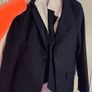 Stunning Paul Costello Suit for 9 years boy navy 3 piece with shirt used once Image 2
