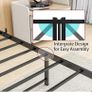 King Size Metal Bed Frame Image 4