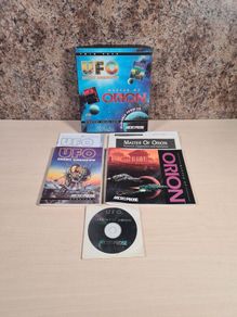 Vintage Pc Cd Rom Ufo Enemy Unkown And Master Of Orion Big Box Twin Pack