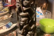 hand craved African tree of life free postage