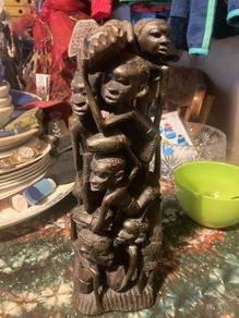 hand craved African tree of life free postage