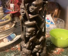 hand craved African tree of life free postage