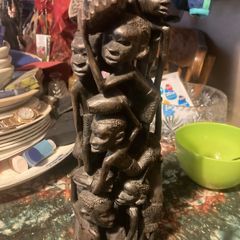 hand craved African tree of life free postage