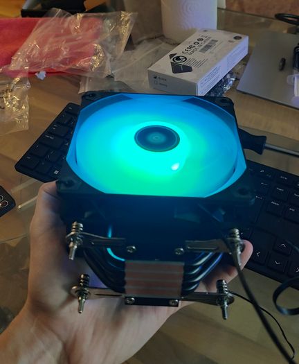 Tempest Tower CPU ARGB Cooler Black / White