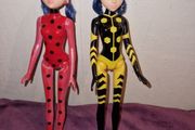 2 Miraculous Ladybug dolls