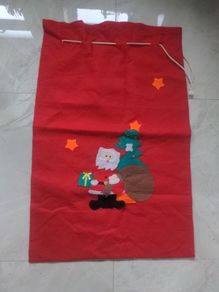 Large cloth type Santa sack