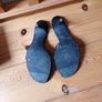 Size 5 Black and Pink Sandals Image 3
