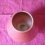 9 Inches Tall Orange Glass Vase Made In Spain Image 4