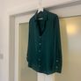 Zara Bottle Green Blouse Image 10