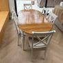 Solid oak dining table Image 3