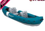 Kayak, Inflatable Canoe for 2 persons, Inflatable Boat, Paddle Boat with Robust PVC Outer Shell, Straps for Fastening Luggage (FREE SHIPPING)