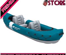 Kayak, Inflatable Canoe for 2 persons, Inflatable Boat, Paddle Boat with Robust PVC Outer Shell, Straps for Fastening Luggage (FREE SHIPPING)