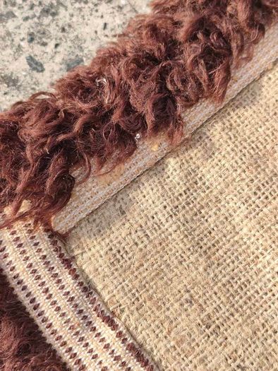 Vintage Walton high pile pure wool rug