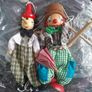 Puppets - Marionettes - Pinochio and Clown Image 2
