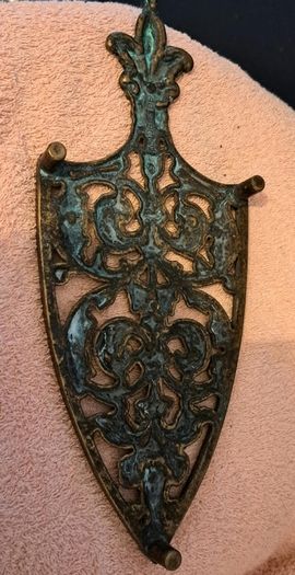Vintage cast iron trivet