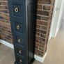 Mexican Pine Slim Tallboy chest x5 drawers Image 2
