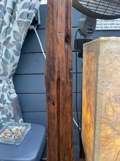 stunning driftwood lamp