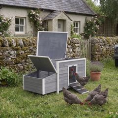 Large Wooden Chicken Coop For 6 to 8 Hens