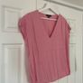 Primark Pink V Neck Top Image 3