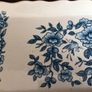 Vintage Ceramic Blue and White Floral Trinket Tray Image 3
