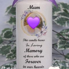 Personalised Mother's day candle