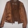 Biker style suede leather jacket UK 14 in excellent condition see last two photos for exact measurements and see third last photo for slight sign of wear FREE STANDARD POSTAGE INCLUDED Image 6